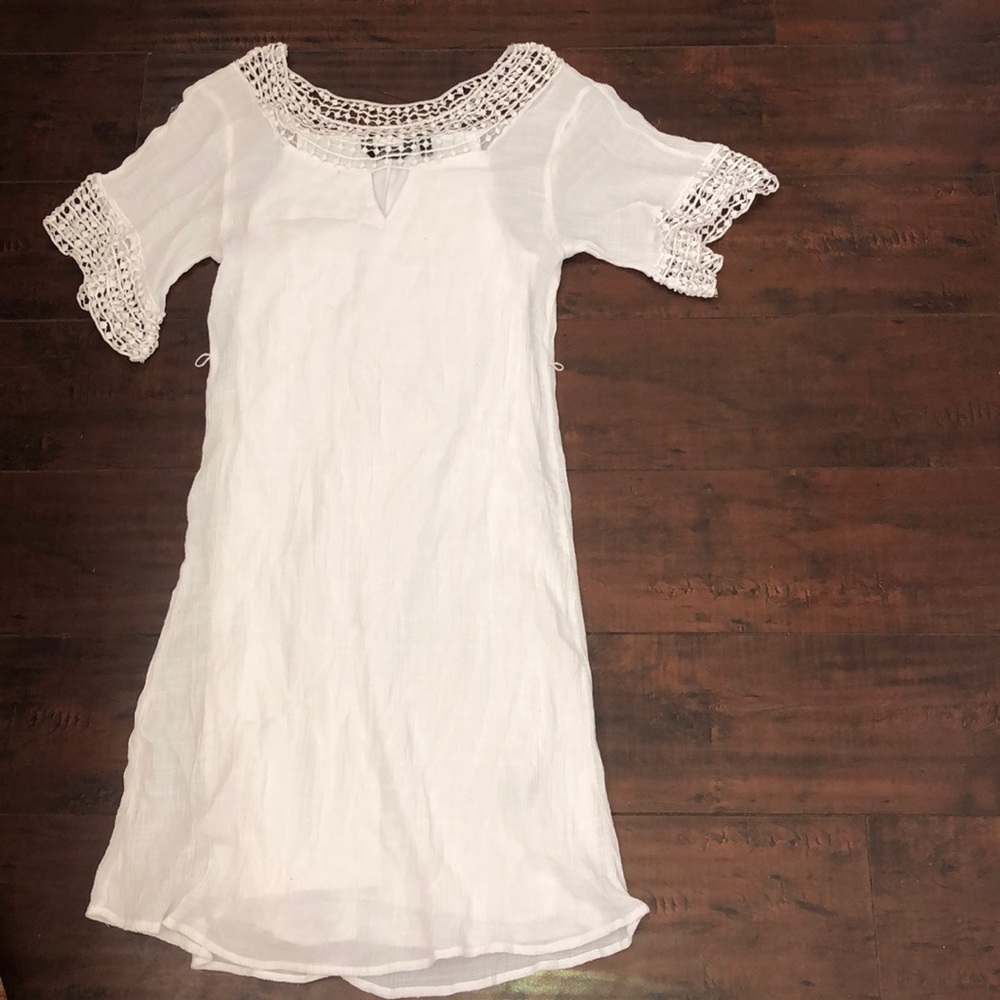 WHITE MLLE GABRIELLE MIDI DRESS✨